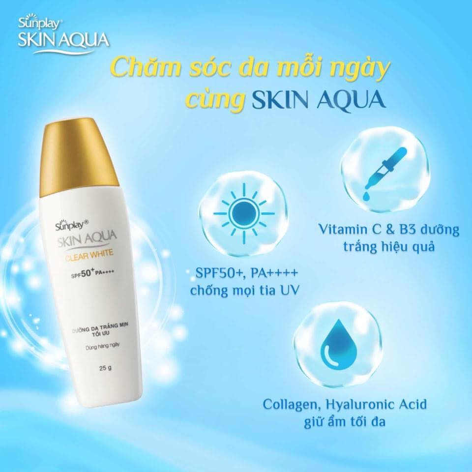 ￼Sữa chống nắng Sunplay Skin Aqua Clear White SPF 50+ PA++++