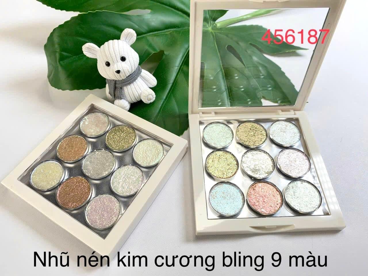 📣📣 Set nhũ kim cương nén biiling 9 màu