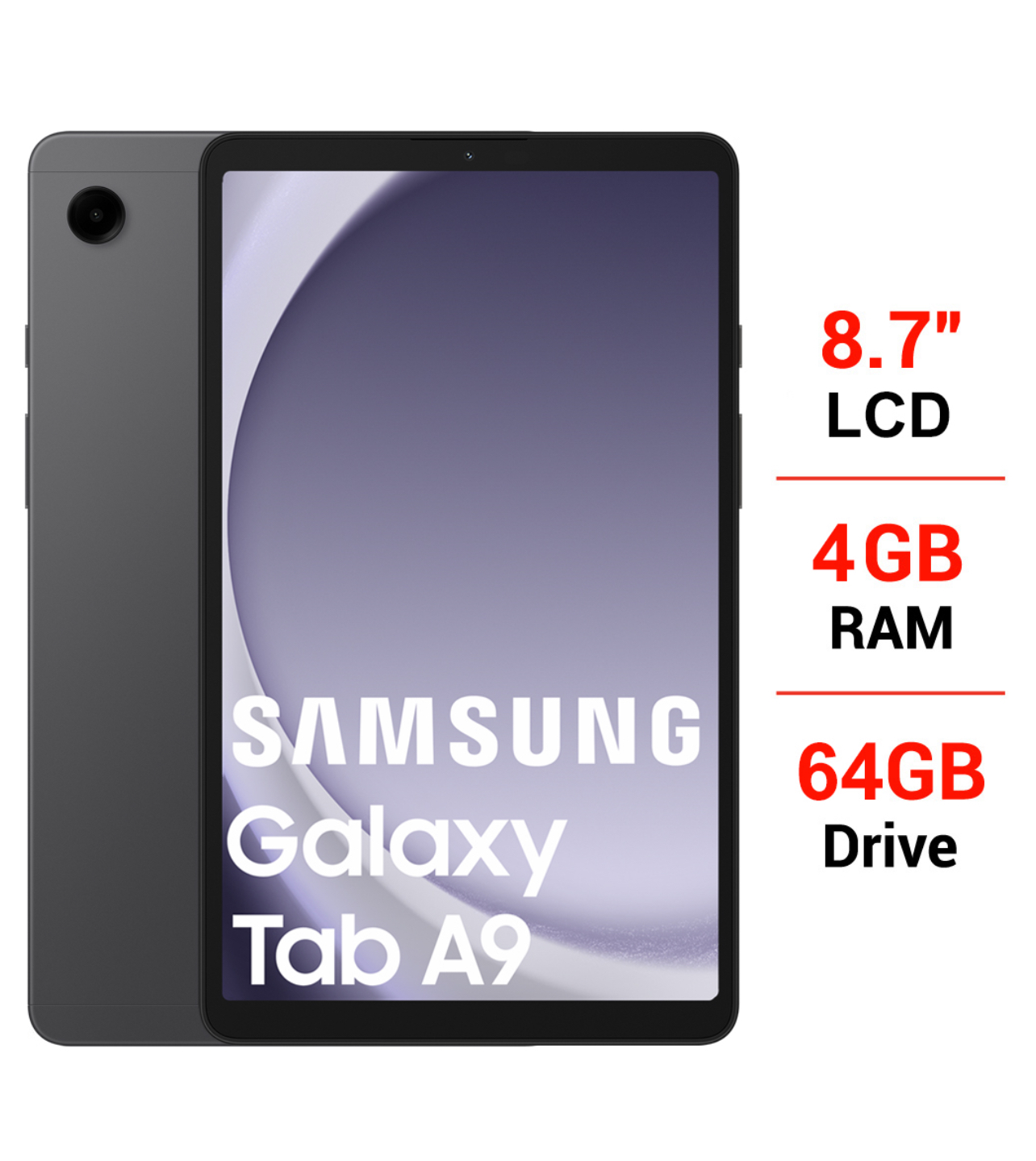 Máy tính bảng Samsung Galaxy Tab A9 Wifi 64GB Xám