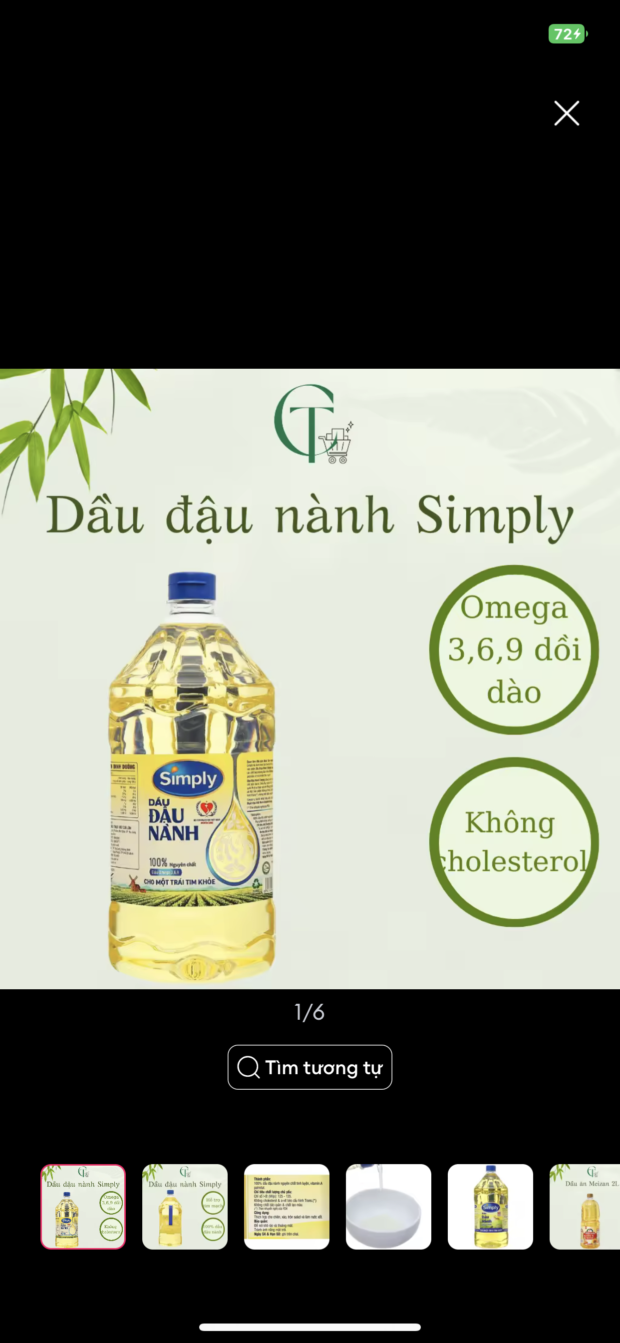 Dầu ăn đậu nành Simply 2L date mới nhất