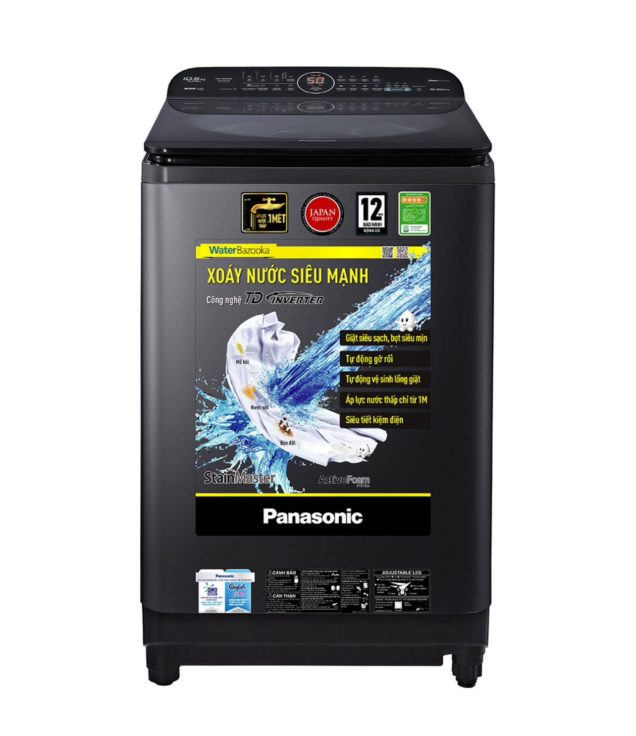 Máy giặt Panasonic Inverter 10.5 Kg NA-FD10AR1BV