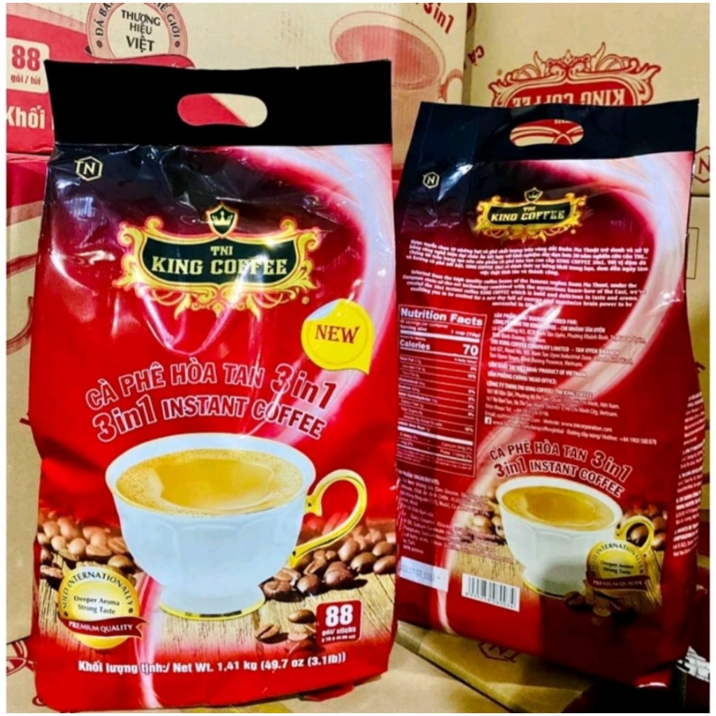 ￼Cà Phê Hòa Tan 3In1 King Coffee- 88 gói * 16g