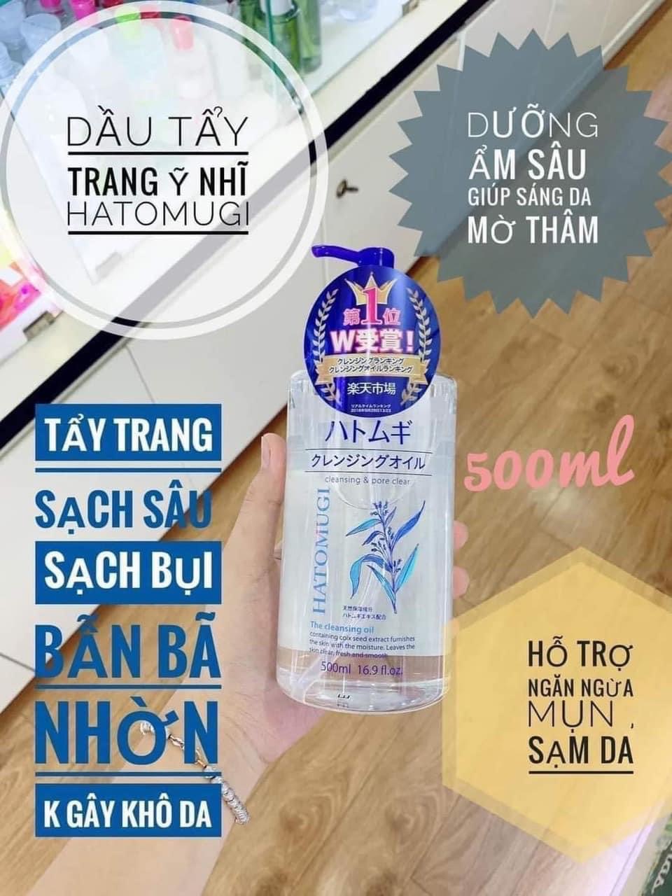 Nước tẩy trang ý nhĩ 𝐇𝐚𝐭𝐨𝐦𝐮𝐠𝐢 𝐓𝐡𝐞 𝐂𝐥𝐞𝐚𝐧𝐬𝐢𝐧𝐠 𝐋𝐨𝐭𝐢𝐨𝐧