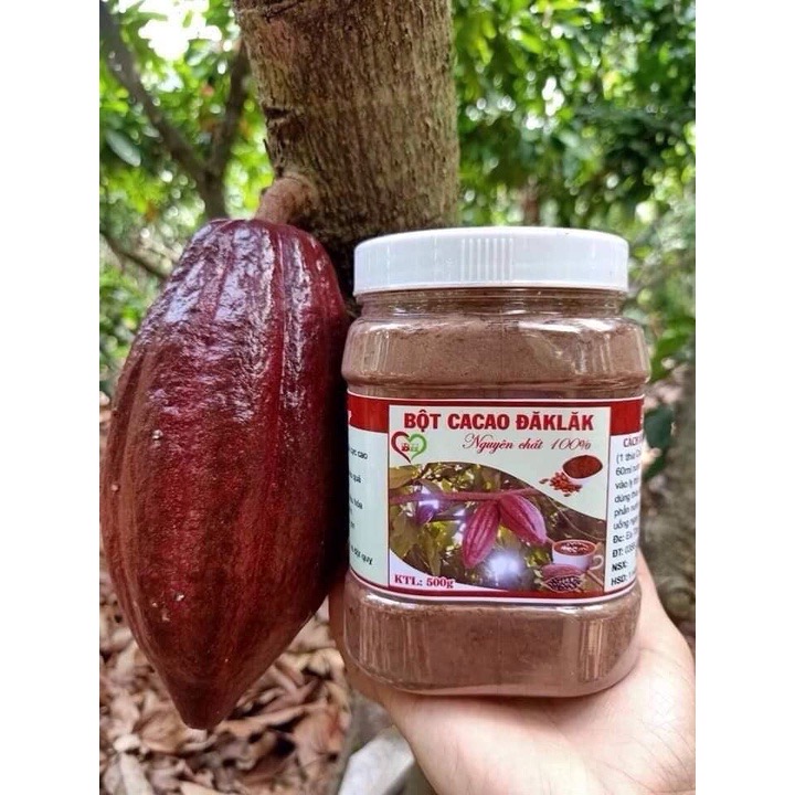 ￼1 Hộp Bột cacao Dăk Lăk nguyên chất 100% ca cao LOẠI ĐẶC BIỆT