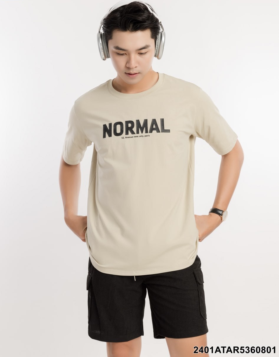 Áo Thun Regular Nam Cổ Tròn Normal