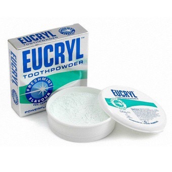 ￼Bột Tẩy Trắng Răng Eucryl 50g UK