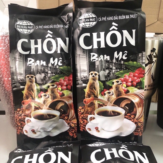 Túi 500gr￼ Cà Phê chồn buôn ma thuật bịch 500GR Cà Phê Pha Phin CHỒN BAN MÊ THUẬT DAK LAK