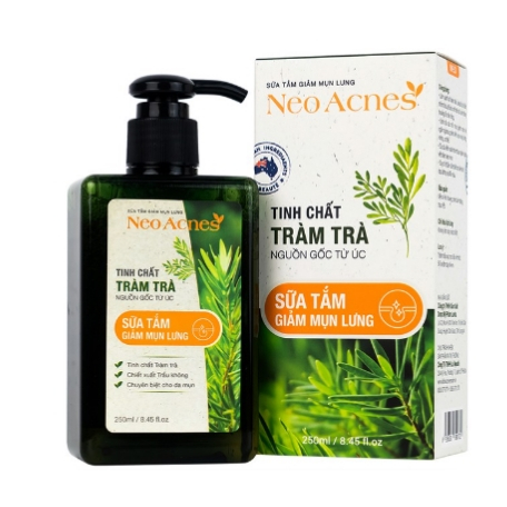 Sữa tắm giảm mụn lưng Neo Acnes tinh chất tràm trà (250ml)