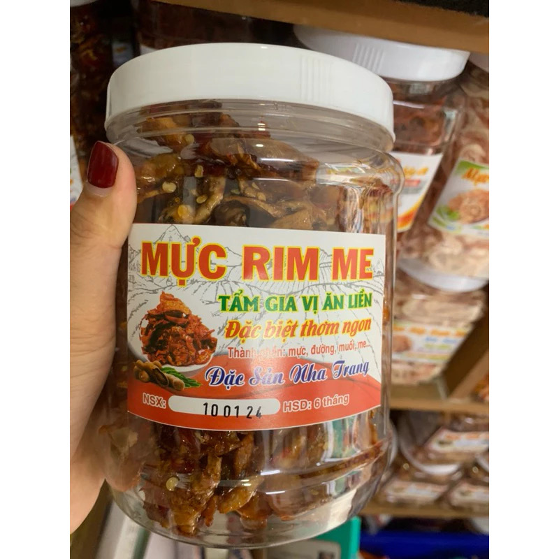 ￼MỰC RIM ME/ MỰC SA TẾ CAY. Hộp 200gr