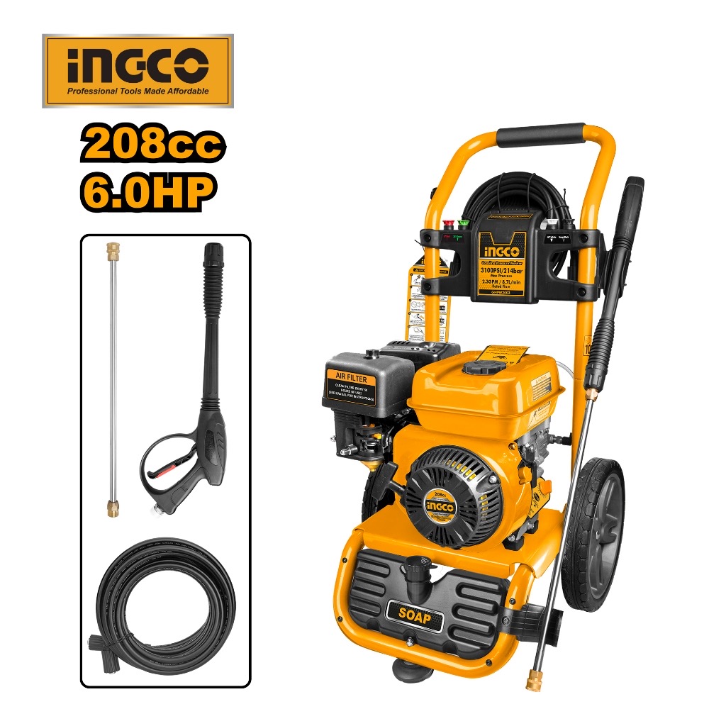 ￼INGCO GHPW2003 Máy xịt áp lực dùng xăng